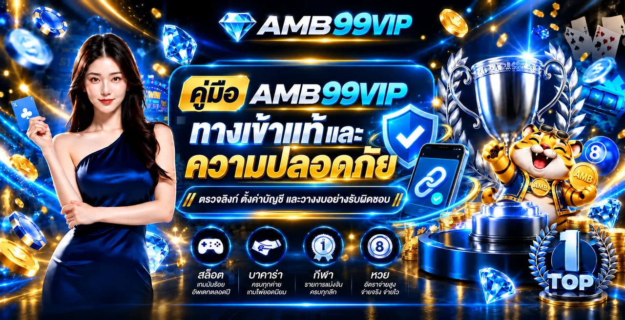AMB99VIP ทางเข้าแท้และคู่มือความปลอดภัยบัญชี
